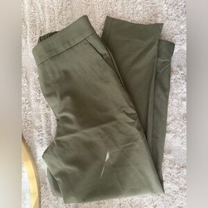 Olive Green Pull-On banana republic Hayden trouser pants size 0